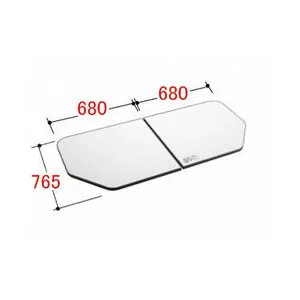風呂ふた 1400用薄型保温組ふた(2枚) YFK-1477B(1)-D4 浴槽サイズ 77×140cm用(実寸サイズ765×1360mm) /風呂フタ 浴槽フタ/ LIXIL INAX [購入者全員に次回使えるサンキュークーポン配布中！]