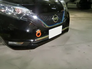 [牽引フック]E12 ノート_H24/9～R3/8(フロント)用レーシングフック(可倒タイプ)