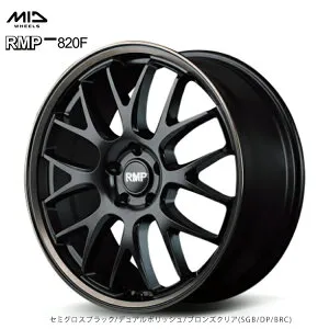 15インチ 4H100 4.5J 4.5J+45 4穴 820エフ ホイール (1本/2本/4本) セミグロスブラック/デュアルポリッシュ/ブロンズクリア(SGB/DP/BRC) MID EXCLUSIVE 820F 送料無料 エムアイディーホイール