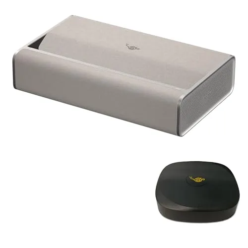 Aladdin Marca ワイヤレス HDMI コネクター2 セット アラジン マルカ 超短焦点 プロジェクター 1000 ANSI ルーメン デュアルライト光源フルHD 1080p 家庭用【Aladdin OS搭載 / 0.21:1投影倍率 / 31W