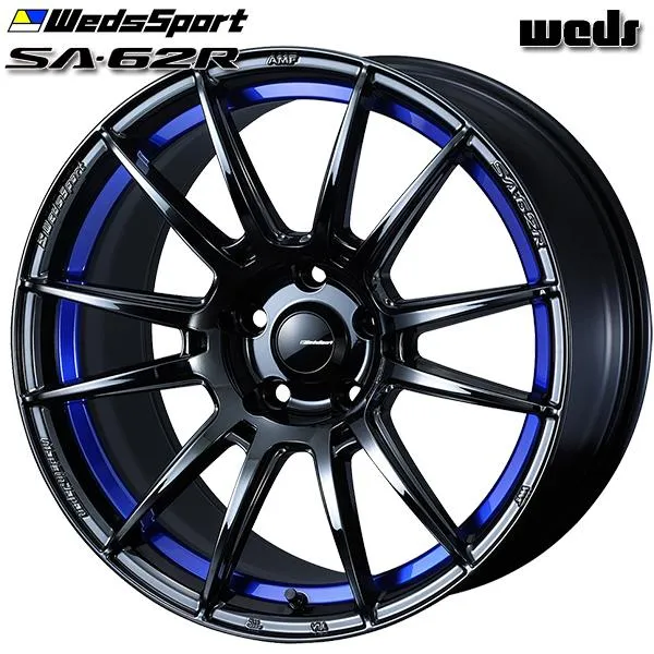 Weds Sport ウェッズ スポーツ SA-62R 17インチ 7.5J 5H114.3 +45 BLCII アルミホイール単品 4本セット 送料無料