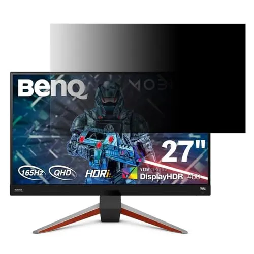 BenQ MOBIUZ EX2710Q 27インチ 対応 覗き見防止フィルム プライバシーフィルター ブルーライトカット 反射防止 PC パソコン モニター のぞき見防止 画面保護 保護シート 着脱簡単 両面使用