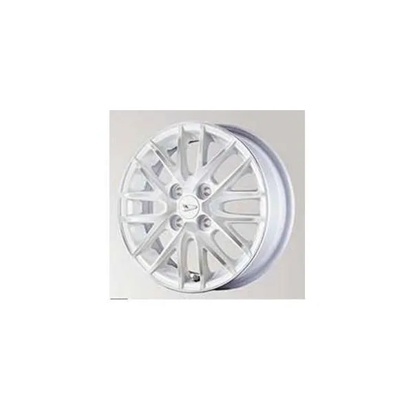 ダイハツ ムーヴキャンバス【LA850S LA860S】アルミホイールセット(１４インチ１６本スポーク)【ホワイトポリッシュタイプ】