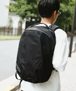 BEAMS 【16インチノートPC収納可】ABLE CARRY / Daily Plus Cordura re/cor 1000D Black バックパック 機能性 高強度 定番 26SS ビームス メン バッグ リュック・バックパック ブラック【送料無料】