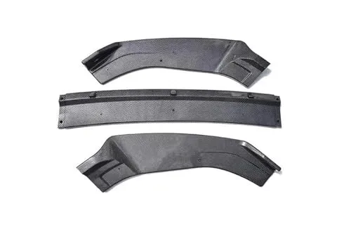 に適合する ゴルフ7 7.5 MK7 MK7.5 GTI GTD R に適合する R-ライン 2012-2020 フロントバンパー スプリッター リップ ディフューザー スポイラーガード(Carbon pattern)