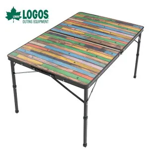 【条件達成で最大10万ポイント獲得のチャンス！4/20～4/30】ロゴス LOGOS アウトドアテーブル 大型テーブル Old Wooden 丸洗いダイニングテーブル 12080 73188047