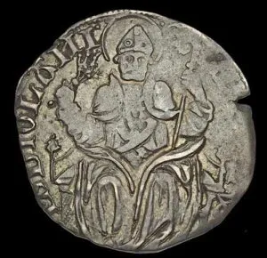 1412-47 イタリア州、ミラノ、フィリッポ マリア ヴィゾンティ AR grosso da 2 soldi コイン