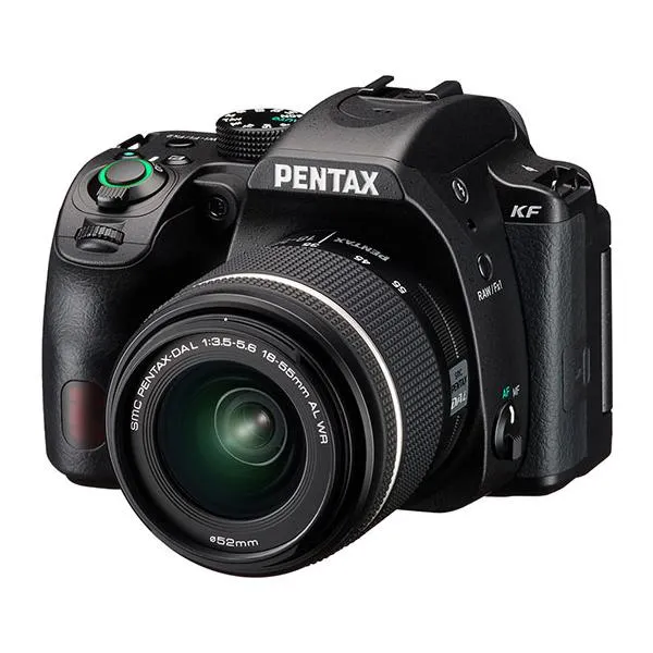 ペンタックス デジタル一眼レフカメラ「PENTAX KF」18-55WR キット(ブラック) KF 18-55LK BK 返品種別A