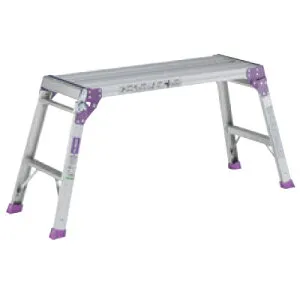 ステップ台 脚立 はしご アルミ足場台 PXGV-910FK PXGV-910FK/ 880×300×H800/業務用/新品/テンポス