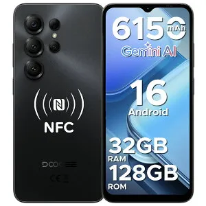 【数限定4000円オフ】Android16 スマホ DOOGEE NOTE56XPRO AI機能 6.56インチ 90Hz 32GB RAM+128GB ROM+2TB拡張可 SIMフリー 4G LTE 8コア スマートフォン本体 6150mAhバッテリー 顔認証 Widevine L1 Netflix 1080P対応 NFC機能