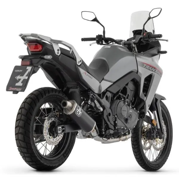 ARROW アロー INDY RACE スリップオンマフラー サイレンサー材質：アルミニウムダーク XL 750 TRANSALP HONDA ホンダ マフラー