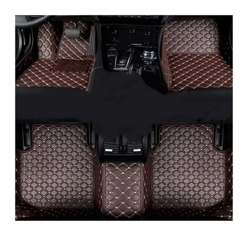 に適合する フォード に適合する モンデオ MK4 フュージョン 2007-2013 カーフロアマット カーペット フット コッシュ アクセサリー(コーヒー)