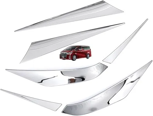 [Javelith] 新型専用設計「アルファード30系 / ヴェルファイア30系 後期 2018年1月? 」に対応 トヨタ 対応品 For ALPHARD VELLFIRE アクセサリー ドレスアップ 鏡面仕上げシルバー色 キズ防止 外装パーツ SUS30