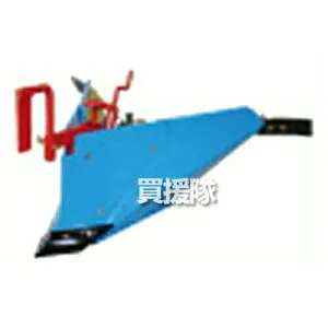 ホンダ ラッキーボーイFU400用 ブルー溝浚器(尾輪付) 宮丸 10891【HONDA ホンダ 耕運機 耕うん機 耕耘機 アタッチメント 作業機 作業器 培土器 畝 畝立て うね立て 中耕 耕うん 田 畑 家庭菜園 培