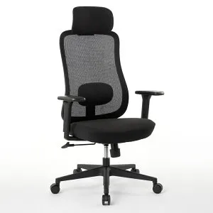 ROOMWORKS(ルームワークス) ワークチェア シンプルベーシック M2シリーズ ブラックベース（ブラック） RM2-BBK [RM2BBK]