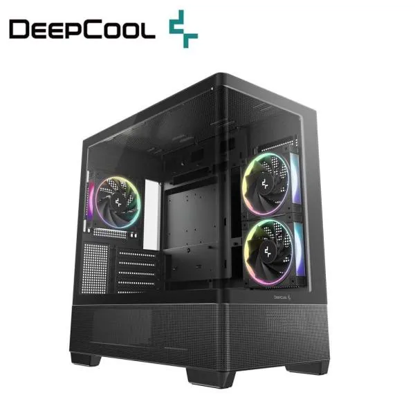 DeepCool｜ディープクール ITX/ Micro-ATX/ Micro-ATX対応 ミドルタワーPCケース CG380U 3F(ブラック) R-CG380U-BKAGM3-G 返品種別B