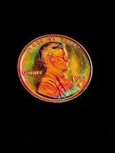 コレクター向けトーン加工 - 1997 - S - リンカーン プルーフ ペニー - BU - トーン加工コイン。!!!