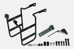 ☆ 武川 TAKEGAWA 09-11-0324 サイドバッグサポートLRセット(ブラック) スーパーカブ50(AA09)/110(JA44・JA59)・クロスカブ50(AA06)/110(JA45・JA60)