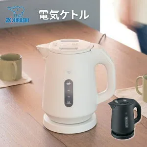 電気ケトル 電気ケトル 1L 象印 1000ml 1時間あったか保温 蒸気レス【お祝い プレゼント】【お取り寄せ】選べるカラー2色 ZOJIRUSHI CK-KA10 ブラック ホワイト