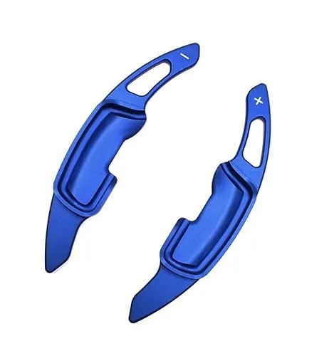 Compatible With For RX 2015-2021 For GS 250 GS350 2011-2020 For LM ステアリングホイールシフトパドルシフターエクステンダー車内改装 パドルシフターカバー(Blue)