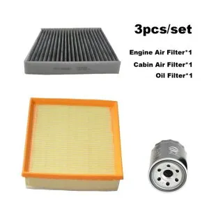 3ピース フィルター セット 適用: 長安汽車 CS95 2.0T 2022-2023 エアコン キャビン エンジン エア クリーナー オイル フィルター JL486ZQ5 アクセサリー 1109190AP01 3ピース セット SR-AA-7178 oil filter