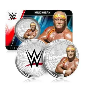 WWEレジェンド、ハルク・ホーガン、9グラム銀メッキ、鑑定済みカード、発行枚数49999枚