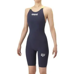 アリーナ ARENA 競泳水着 レディース WA承認モデル レーシングワンピーススパッツ オープンバック ハーフレッグ オールインワン AQUAFORCE FUSION-ONE 2026年春夏モデル AS6SRC10L