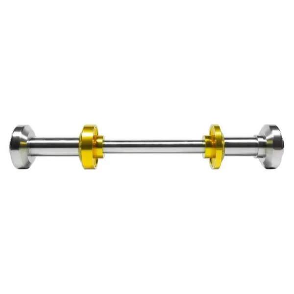 PIRANHA ピラニア CNC Special Edition Stainless Steel Front Axle + Wheel Hub Bushings for GPX DZ-3 COLOR：Gold アクスルシャフト ホイール関連 足回り