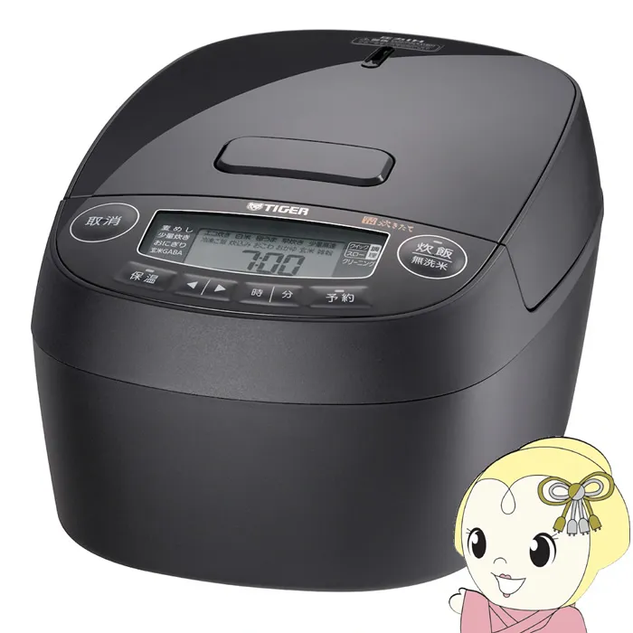 炊飯器 TIGER タイガー 圧力IH炊飯ジャー 炊きたて 5.5合炊き モーブブラック JPV-Y100-KV/srm