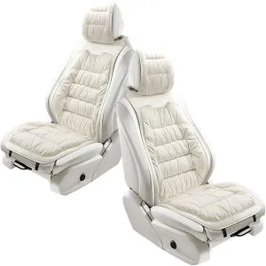 車 シートカバー に適用 トヨタ ヴェルファイア アルファード 20系VELLFIRE ALPHARD 20系 前期 後期 車用シートカバー 防寒 暖かい 羽毛 車 座布団 転席 助手席 通気性 防滑 固定 カー用品 便利グッ