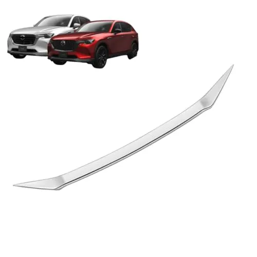 【Aobexalt】「マツダ CX-60 CX60 KH系 2022年～」に対応 フロントボンネットカバー グリルガーニッシュ 外装アクセサリー カーパーツ (メッキ仕上げシルバー)