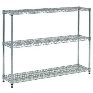 ステンレス製メッシュラック(3段)1205×305×923mm トラスコ TSM-3433