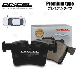 DIXCEL ディクセル Premium type (前後セット) メルセデスベンツ AMG CL55 215373 (W215/C215) 01/9～02/10 (P-1111688/1153078