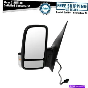 USミラー パワー加熱信号テクスチャブラックミラーLH左ドライバーサイド06-13スプリンター Power Heated Signal Textured Black Mirror LH Left Driver Side for 06-13 Sprinter【並行輸入品】