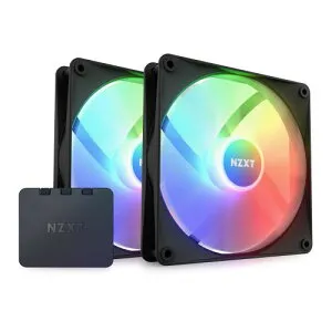 NZXT F140 RGB CORE TWIN PACK RGB Lighting Controller [Black] PCケースファン RF-C14DF-B1 FN1925