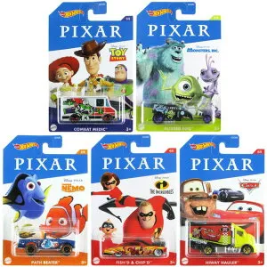 ホットウィール モンスタートラック Hot Wheels 2020 Bundle of 5 Disney Pixar Toy Story, Monster's Inc, Finding Nemo, Incredibles, Cars 【並行輸入品】