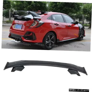 ホンダシビックFK7FK8ハッチバック5ドアのみのカーボンファイバーリアスポイラーテールウィングブーツ Carbon Fiber Rear Spoiler Tail Wing Boot For Honda Civic FK7 FK8 Hatchback 5DOOR ONLY【並行輸入品】