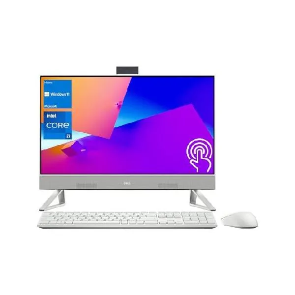 Dell Inspiron All-in-One Touchscreen Desktop, 23.8" FHD Display, Intel Core i7-1355U (Beats Ryzen 9-5900X), 64GB RAM, 2TB PCIe SSD, IR Camera_並行輸入