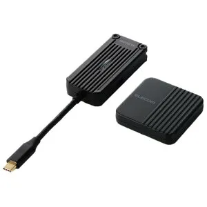 エレコム ワイヤレスHDMI送受信機（1対1） DH-CW4K110BK