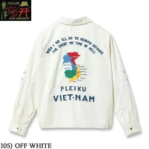 No.TT15892 TAILOR TOYO テーラートーヨーCotton Vietnam Jacket“VIETNAM MAP”