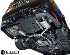 【M’s】 210 クラウン アスリート 後期 (2015.10-2018.07) ROWEN PREMIUM01S リアマフラー ハイブリッド用 ロェン ロウェン エアロ パーツ カスタム 外装 部品 社外 ローウェン 210クラウン 210系 クラウン