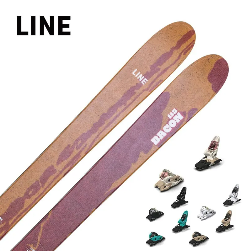 LINE ライン スキー板 メンズ レディース＜2026＞BACON 115 [LN2509270] + マーカー SQUIRE 11 ビンディング セット 取付無料