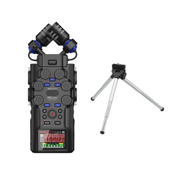 ZOOM H6studio + ミニ三脚 セット ハンディレコーダー