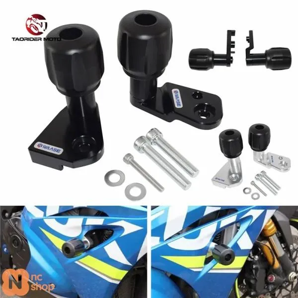 【並行輸入品】エンジンクラッシュパッドフレームスライダーガードカバー転倒プロテクター スズキ GSXR GSX-R 1000 GSXR1000R 2017-22