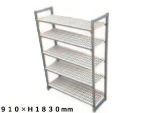 Trust トラスト TR 540型固定式シェルビング5段 910×H1830