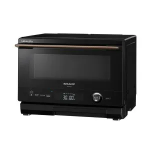 シャープ HEALSIO ウォーターオーブン ヘルシオ(ブラック系) 22リットル [AX-UA30-B]【送料無料※沖縄・離島配送不可】COCORO KITCHEN ココロキッチン スマホ連携 アプリ連携 コンパクト スチームオー