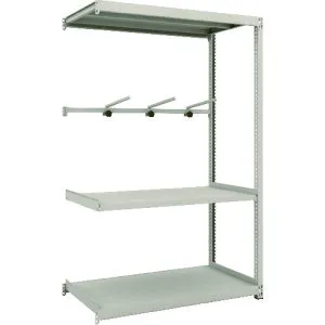 TRUSCO スチールラック M2型軽中量棚 1160X600XH1800 3段 アーム1段 連結 M2-6463-A1B 【149-7783】