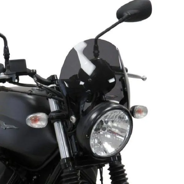 POWERBRONZE ネイキッド・スクリーン【ショート】 カラー：フレイムレッド V7III SPECIAL V7SPECIAL MOTOGUZZI モトグッチ スクリーン 外装