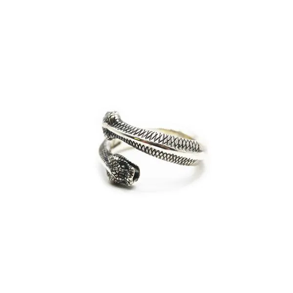 【MAD CULT/マッドカルト】「Double Head Snake Ring/ダブルヘッドスネークリング」(R-27)(Silver925/アクセサリー/ジュエリー/プレゼント/ウルフパック)