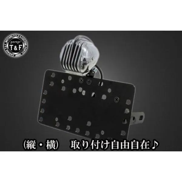 SN05624 ガレージT&F サイドナンバーキット&マイクロフォンテールランプ(ポリッシュ)+ステー イントルーダーLC250 JP店